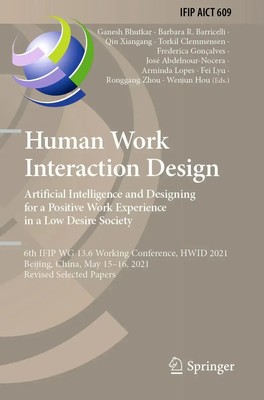 Ganesh Bhutkar (u. a.) | Human Work Interaction Design. Artificial...