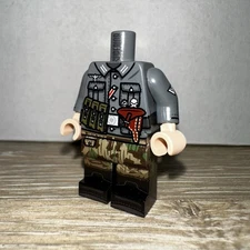 The Minifig Co / TMC WW2 M40 Splinter Camo Custom Printed Lego Minifigure