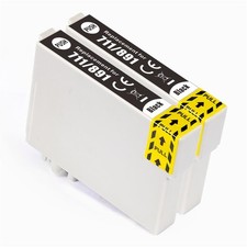 2 Nero Cartucce inchiostro per Epson Stylus D92 DX4000 DX5050 DX6000 DX9400F