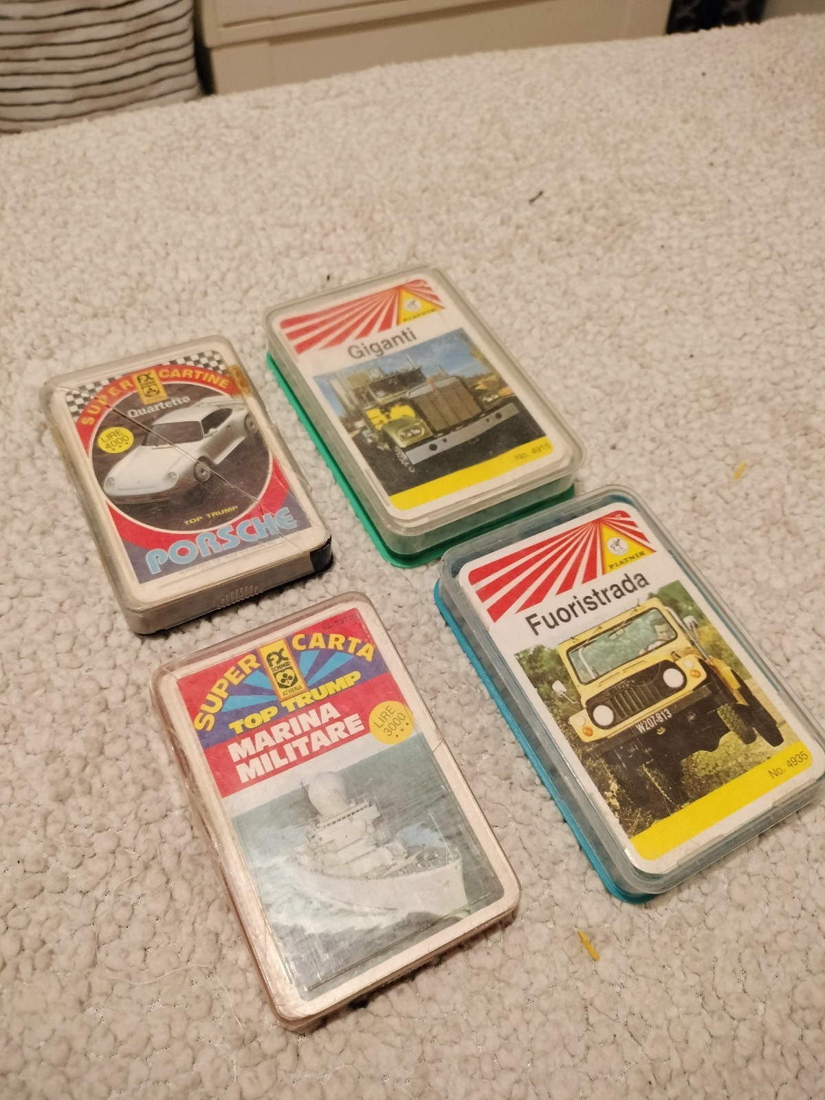 Lotto 4 Mazzi Vintage Piatnik