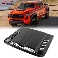 Glossy Black Air Flow Intake Bonnet Scoop Hood Cover Vent Kits For Toyota Tacoma
