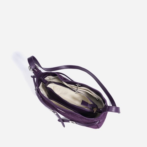 Bolso de hombro de cuero de vaca de gamuza de lujo 2025 bolso de hombro de cuero genuino de moda - Imagen 8 de 14
