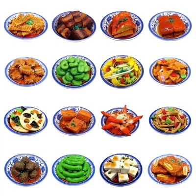 Realistic Chinese Hot Dish Cool Dish Model Fake Chinese Dish Model Decoration