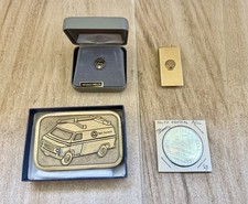 Vintage 10k Gold Bell Telephone Employee Service Award Tie Tack, Clip More-LOT 4