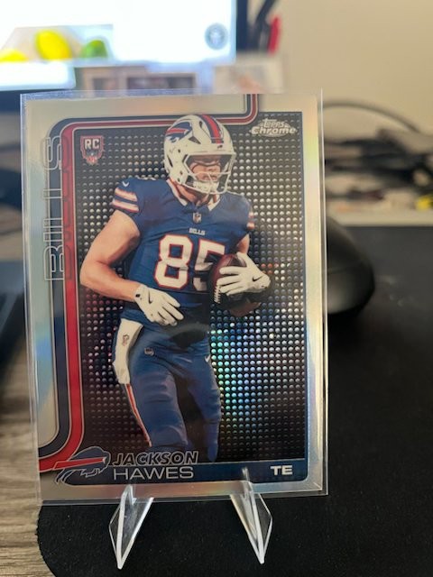 Jackson Hawes Topps Chrome #397 Lightboard Logo