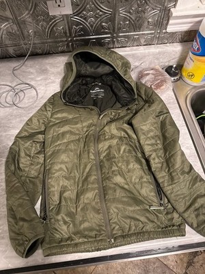 Kathmandu Kids Heli Insulated Hooded Jacket Olive Green Size 10