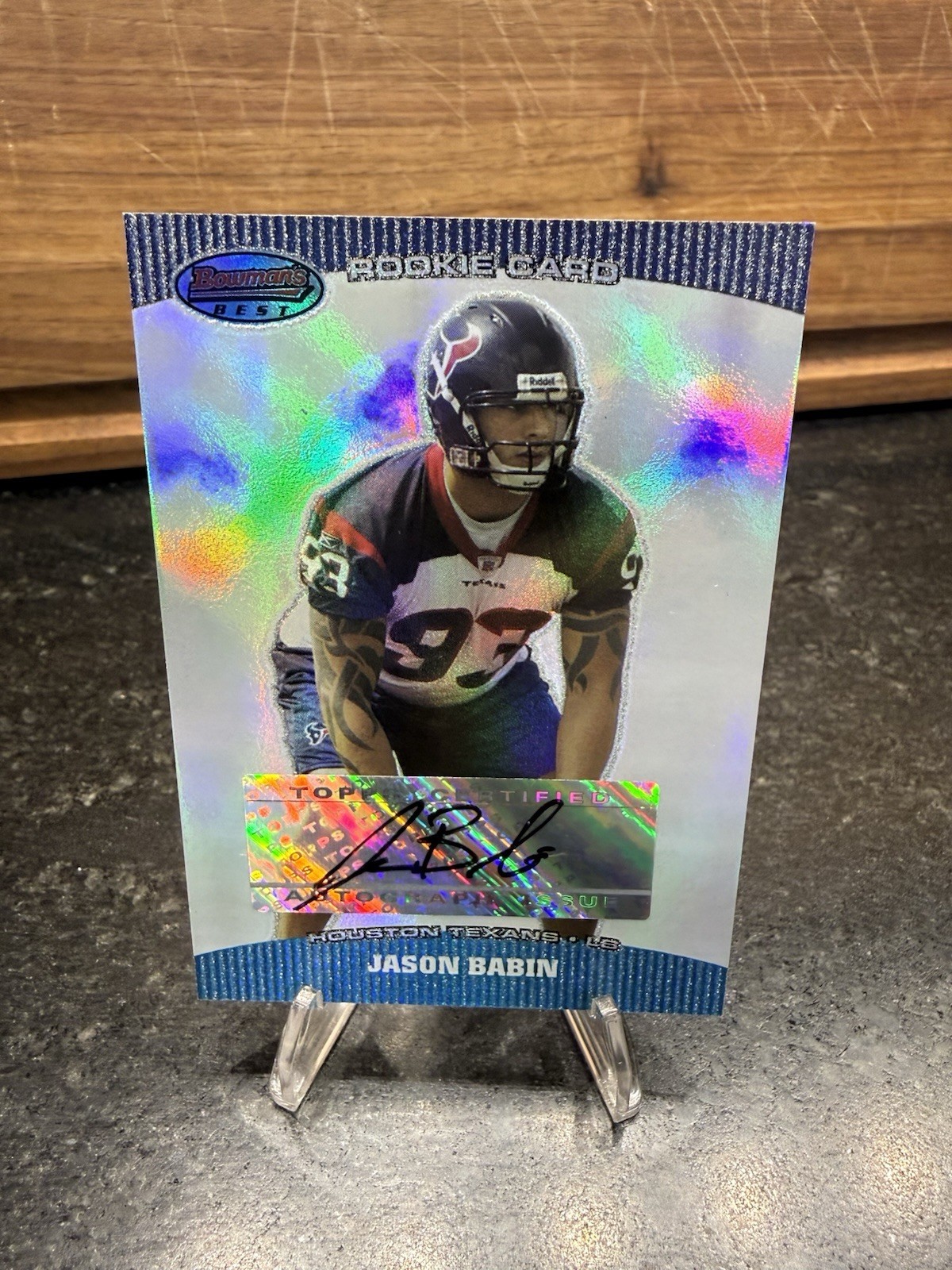 Jason Babin Bowman's Best #188 Autograph