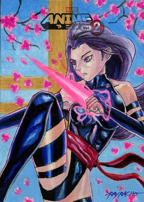 2023 Marvel Anime 2 AM Sketch Card - RAY RACHO - PSYLOCKE