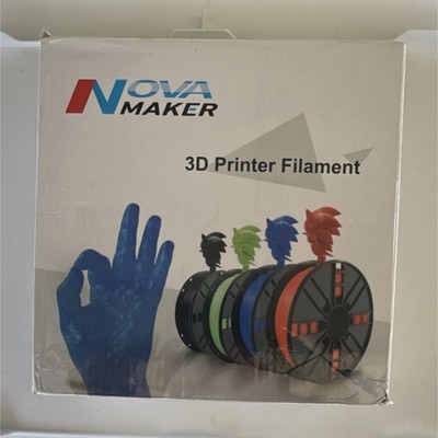 Novamaker ABS 3D Printer Filament 1.75mm Black RoHS REACH SGS Certified