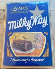 Rare Vintage Mars Milky Way Cardboard Display Box - - 1940s
