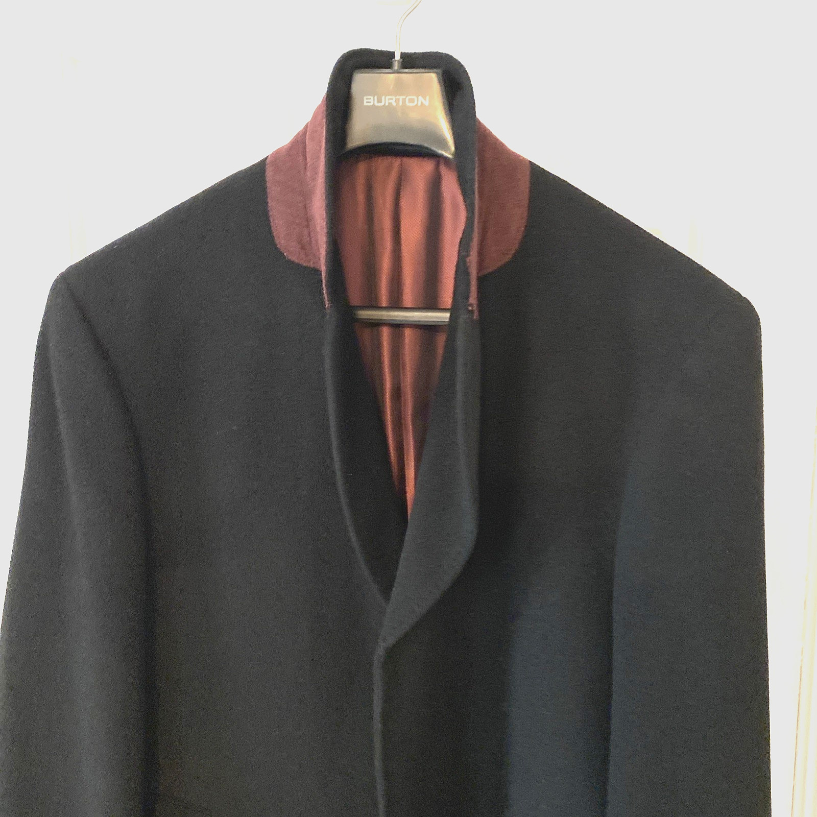 New GREENWOODS Elite - Men’s Black Wool & Cashmere Long Coat - Chest 102cm /40”R image 9