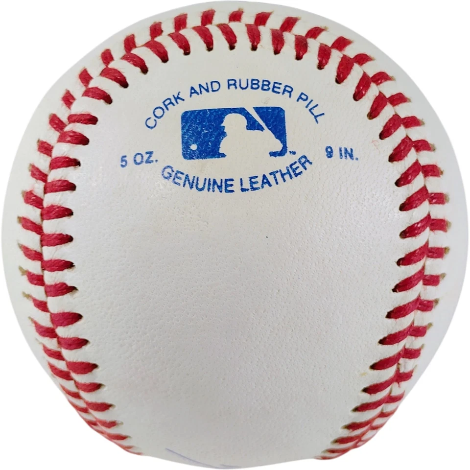 Dallas McPherson Firmado Autógrafo Béisbol Los Angeles Angels of Anaheim Prueba Foto 3 de 4