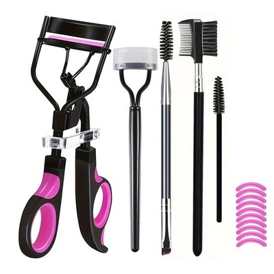 7/15tlg Wimpernzange Set mit Pads, Pinzette & Mascara Stäbe Wimpernzange Werkzeug