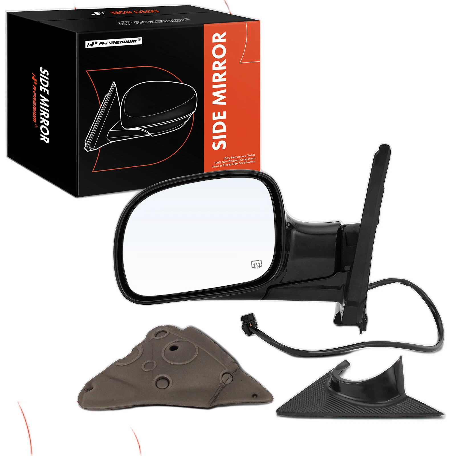 A-Premium Driver Power Mirror w/ Manual Folding for Dodge Caravan Grand Caravan
