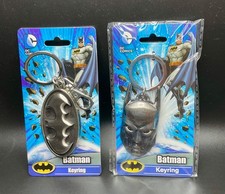 Batman Key Chains. DC. Solid Metal. Early 2,000's. N.W. Tags. lot of 2. RARE.