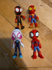 Disney Jr Spidey And His Amazing Friends Web Squad 4 Action Figure Collection