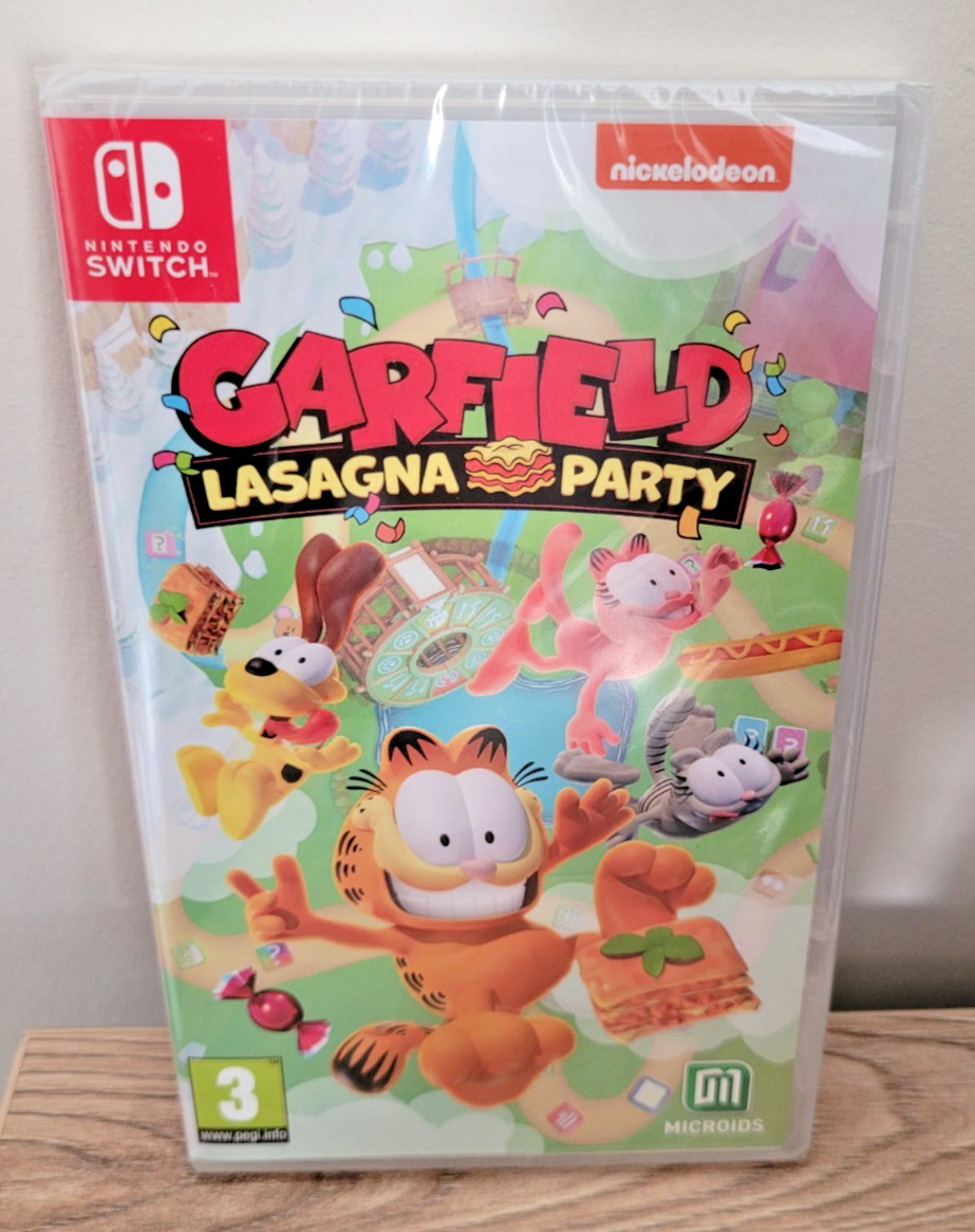 Garfield Lasagna Party | Nintendo Switch | New Sealed | Cartridge Version