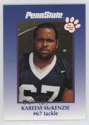 2000 The Second Mile Penn State Nittany Lions Kareem McKenzie #67 0q3