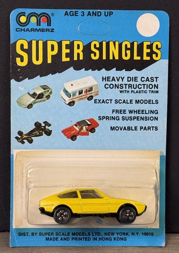 Vintage CHARMERZ Playart Super Singles Matra Simca Bagheera Unpunched Card