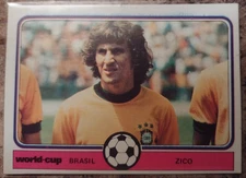 1978 Monty Gum World Cup Soccer Zico Brazil EX