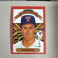 Donruss Nolan Ryan King of Kings Multiple error #665 Texas Rangers 1989 Insert 