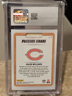 2024 Panini Donruss Optic - Passing Grade Caleb Williams #1 (RC) for sale  online | eBay