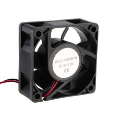 60mm x 60mm x 25mm 12V DC Cooling Fan Long Life Dual Ball Bearings PC Case Fan