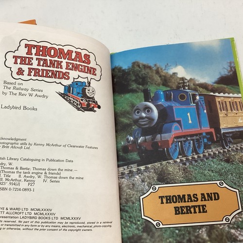 Thomas The Tank Engine And Friends x 7 Early Edition Lot Vintage Ladybird 1980s - Picture 10 of 20
