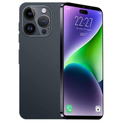 6,7 Zoll entsperrt i15 Pro Max Android Smartphone 8+128G Dual Sim 4G Handy - Bild 14 von 16