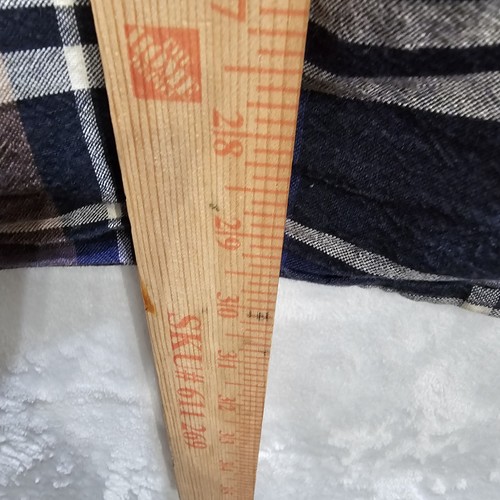 Camisa mediana Cinch de franela a cuadros manga larga con botones 100 % para hombre Algodón 8014 - Imagen 9 de 11