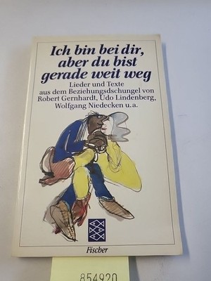 Ich bin bei dir, aber du bist gerade weit weg: Lieder u. Texte aus d. Beziehungs