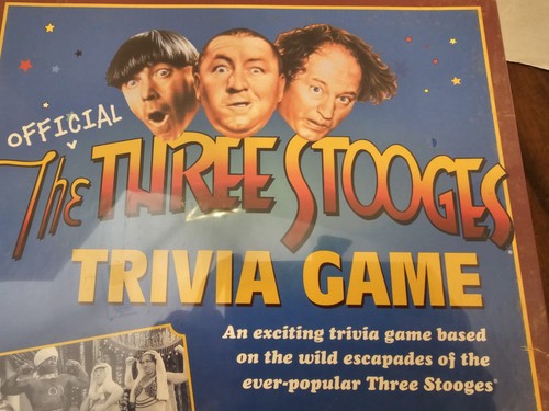 The Official Three Stooges Trivia Game,  NEW FACTORY SEALED By Talicor - Picture 9 of 9