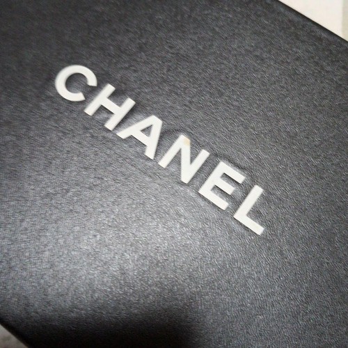 Escarpins CHANEL logo brodé noir femme taille EU34/US3,5 - Photo 8/12