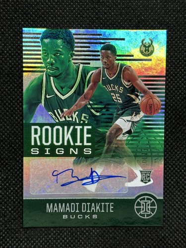 2020-21 Panini Illusions Mamadi Diakite Rookie Signs #RS-MAM