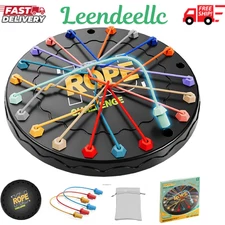 Rope Untangling Puzzle Game, Educational Strategy Board Game for Kids & Adults,