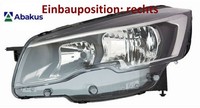 Abakus 550-1163R-LDEM2 Hauptscheinwerfer Rechts Scheinwerfer FüR Peugeot