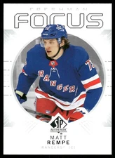 2024-25 SP Authentic Freshman Focus #FF44 Matt Rempe - HKY