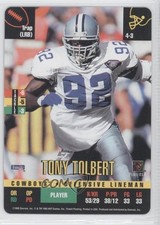 1995 Donruss Red Zone Tony Tolbert 2u3