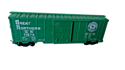 #ad #ad Great Northern 11874 Ho Boxcar Kadee Couplers Used $11.99