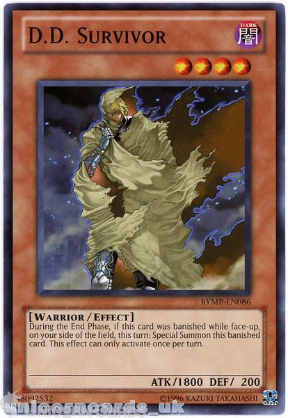 RYMP-EN086 D.D. Survivor UNL Edition Mint YuGiOh Card