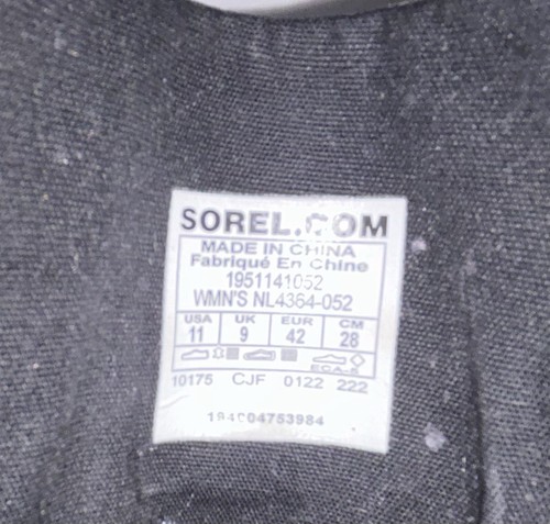 Sorel Joan of Arctic Waterproof Wedge III Lexie Bootie Quarry Sz 11 Grey Tan - Picture 2 of 10