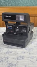 Vintage Polaroid One Step Close Up Instant Film Camera w/ Strap UNTESTED