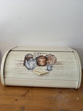 Boîte À Pain Huche À pain En Métal Vintage 70/80 Déco Cuisine Loft Chalet