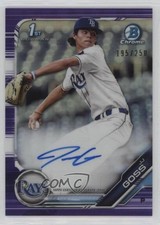 2019 Bowman Draft Chrome Pick Purple Refractor 195/250 JJ Goss #CDA-JJG Auto 6o3