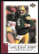 2001 Upper Deck Top Tier Brett Favre Football Card #64 - Green Bay Packers