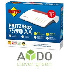 AVM FRITZ!Box 7590 AX V2 VDSL Modem WLAN Router Mesh Repeater *TOP ZUSTAND*