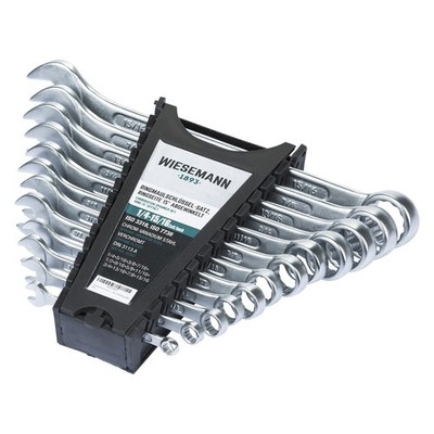 Ring-Maulschlüssel Set 12tlg Zoll 1/4''-15/16'' | WIESEMANN