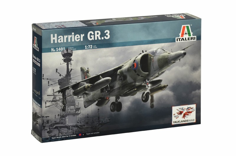Italeri 1401 - 1/72 Harrier Gr.3 - Falkland War - New
