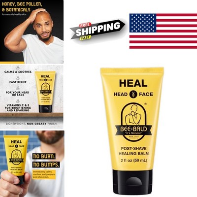 Aftershave Care Balm for Men 2 Fl Oz Natural Ingredients for Sensitive Skin