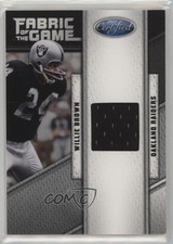 2011 Certified Fabric of the Game 10/25 Willie Brown #66 HOF nd3